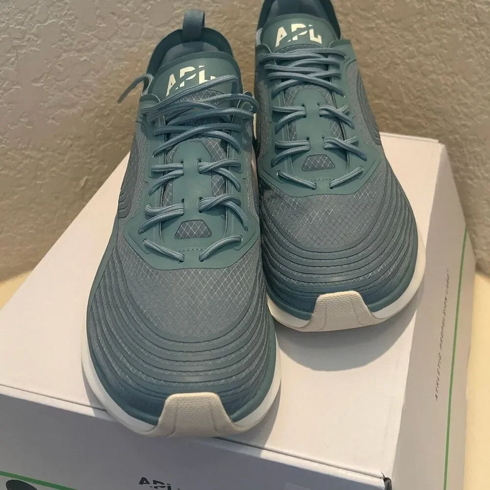 APL Men's 10 Streamline Running Shoes Seaside Teal White Athletic Sneaker NWT